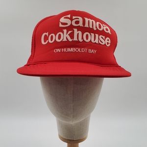 Samoa Cookhouse Humboldt Bay Vintage Mesh Snap Back Trucker Hat